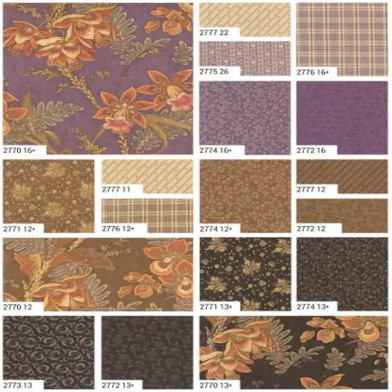 Wild Orchid 10" Square Pack (Layer Cake) by Blackbird Designs for Moda (2770LC) {6}