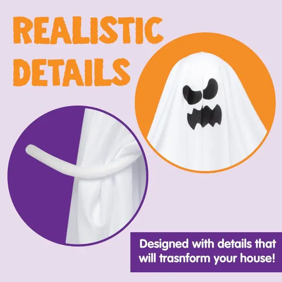 Halloween Hanging Ghosts Outdoor Decoration(5 Pack) {2}