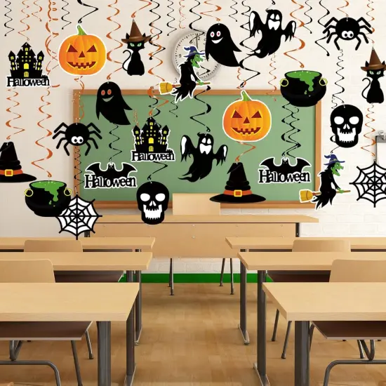 36 PCS Hanging Halloween Ceiling Streamers {4}
