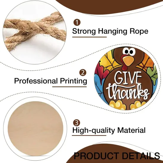 Thanksgiving Turkey Front Door Sign {2}