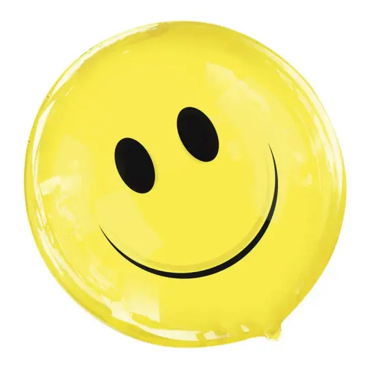 Smile Face Gelliball 18 Inch Plastic Balloon {5}