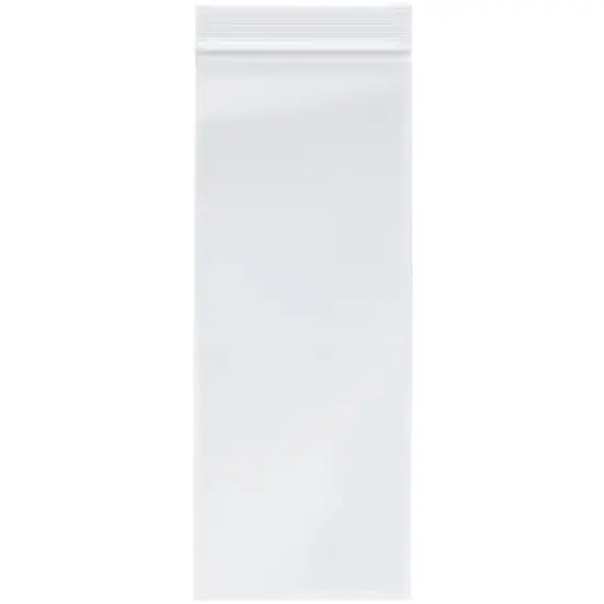 Plymor 4" x 10", 2 Mil Zipper Reclosable Plastic Bags {1}