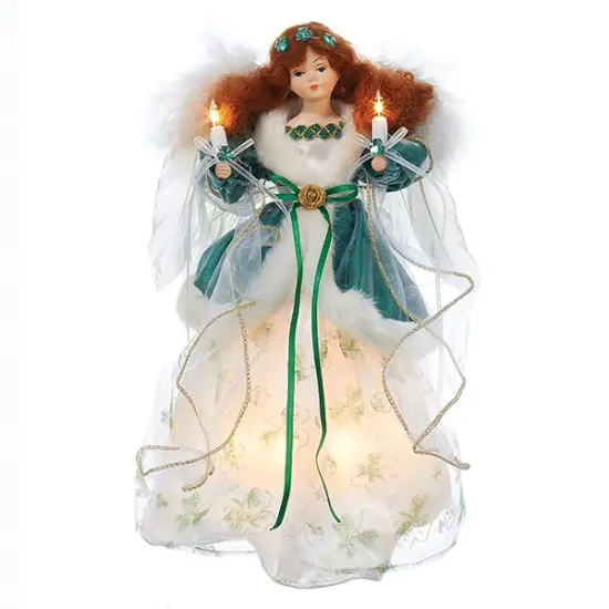 Irish Angel Lighted Treetop - 12 Inch {2}