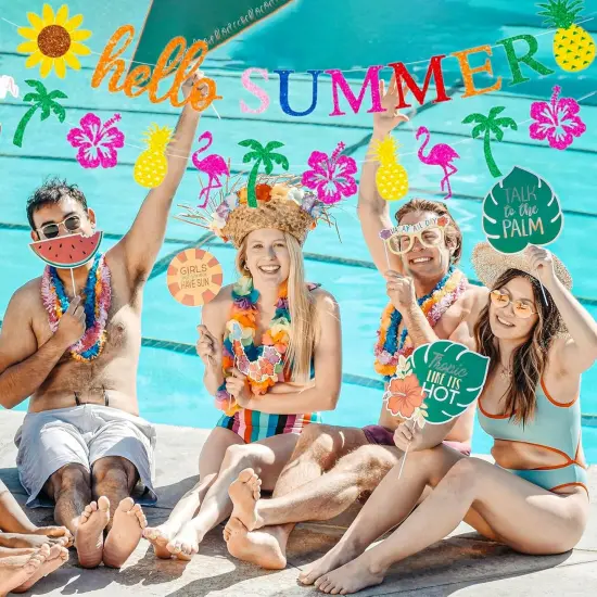 Sparkling Hello Summer Party Banners {5}