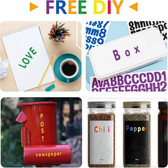 3024 Letter Stickers 24 Sheets Alphabet Number {4}