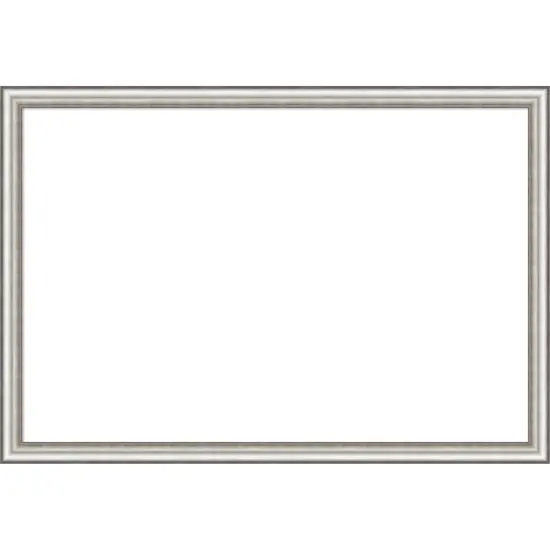 Salon Silver Narrow Framed Dry Erase Magnetic Board {1}