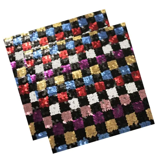 Glistenup Stretch Mesh Sequin Fabric {4}