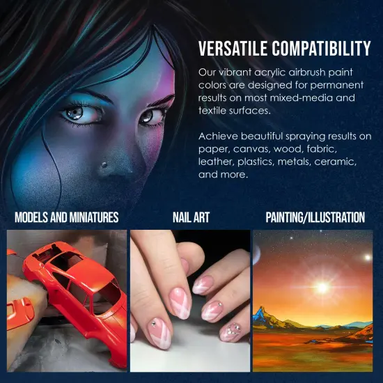 Coffee Brown, Opaque Acrylic Airbrush Paint, 8 oz. {4}