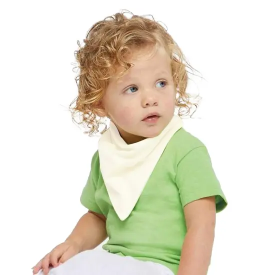 Rabbit Skins&reg; Newborn Jersey Bandana Bib Royal/ white {8}