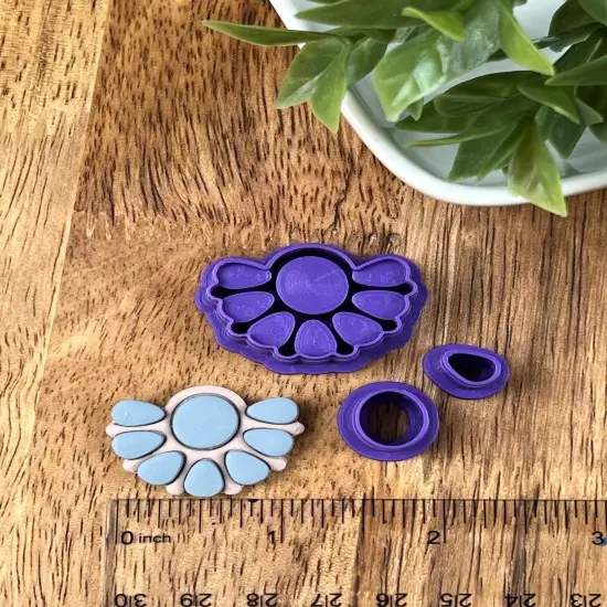 Western Turquoise - Flower Cluster {2}