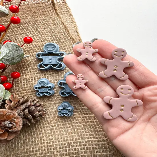 GINGERBREAD MEN | CLAY CUTTERS {3}