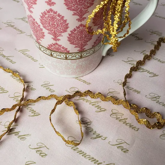 36 yards of 3/8" Metallic Medium Ric Rac Trim | 36 yard cut Metallic Silver {3}