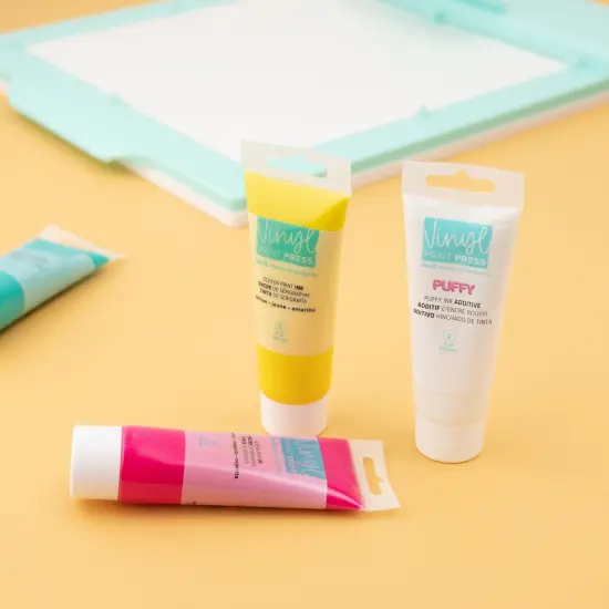 We R Vinyl Print Press Screen Print Ink 2oz-Yellow {4}