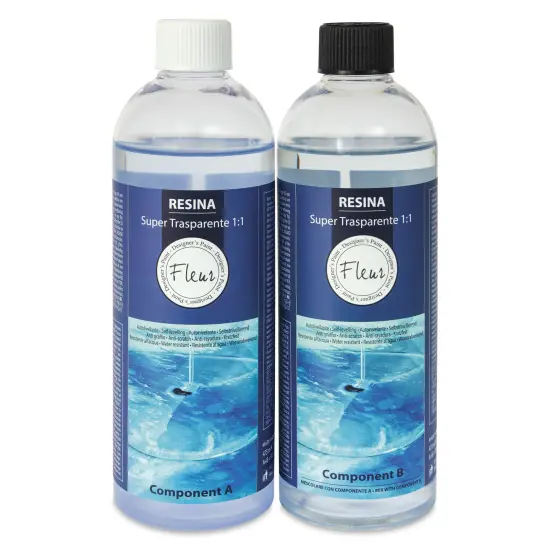 Fleur Super Clear Resin - Resin and Hardener, 950 ml {1}