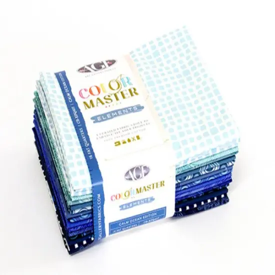 Calm Ocean Elements Fat Quarter Bundle by AGF Studio for Art Gallery (CB-EFQ407) {1}