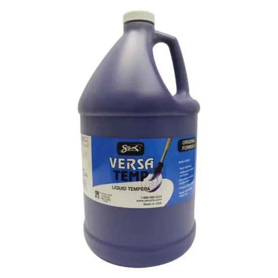 Sax Versatemp Heavy-Bodied Tempera Paint, 1 Gallon, Violet {1}