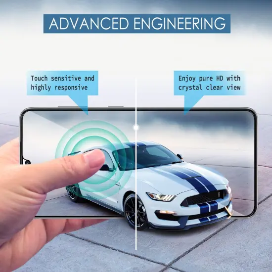 Insten 2+1 Pack Screen Protector For Samsung Galaxy S21 Plus 5G (6.7 Inch) Tempered Glass Clear Cover with Camera Lens Protector, Alignment Frame, Case Friendly, Anti-Scratch {5}