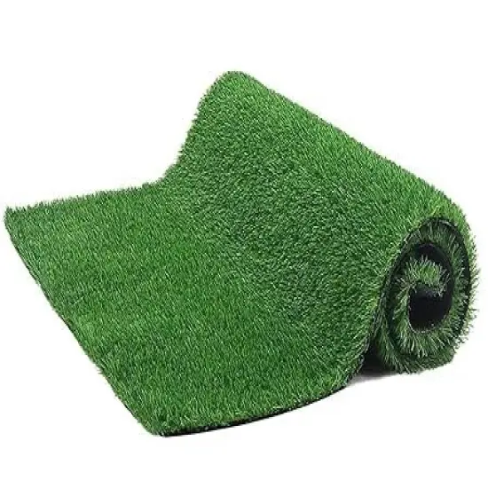 6Ftx10Ft Artificial Grass Carpet with 15mm Turf and Drainage {1}