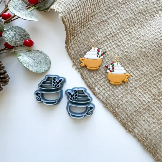 EXTRA WHIP COCO MUG | CHRISTMAS | CLAY CUTTER {1}