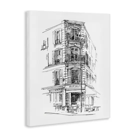 Stupell Industries Parisian Boulevard Study Canvas, design by Ethan Harper {3}