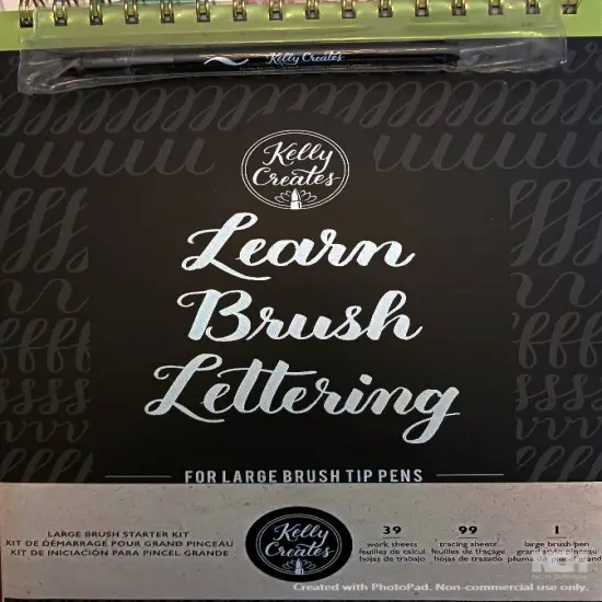 Kelly Creates Learn Brush Lettering Large Brush Starter Kit {1}