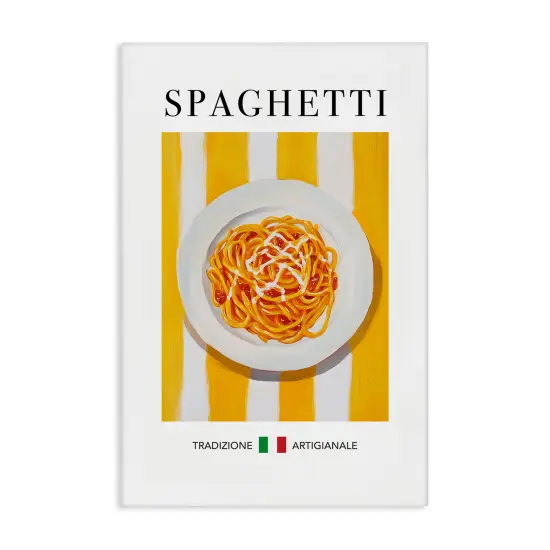 Stupell Industries Traditional Spaghetti Pasta Canvas Design by Andreas Magnusson {1}