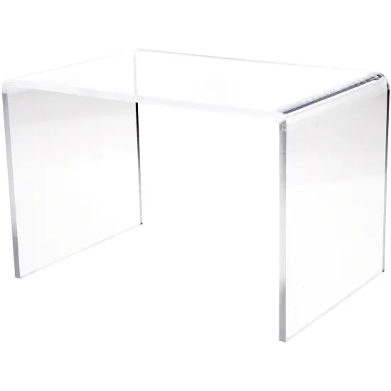 Plymor Clear Acrylic Rectangular Display Riser {2}