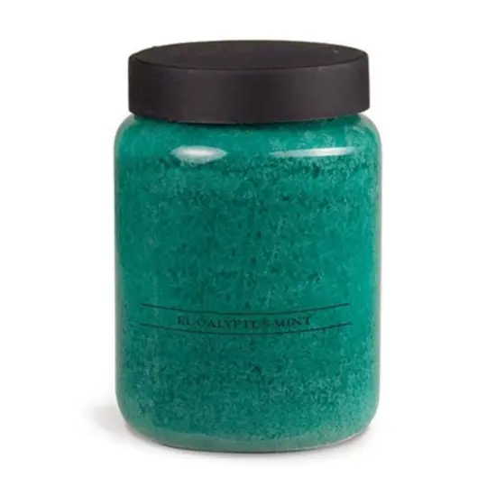 26 Ounce Eucalyptus Cool Mint Paraffin Wax Jar Candle with Two Lead Free Wicks {1}
