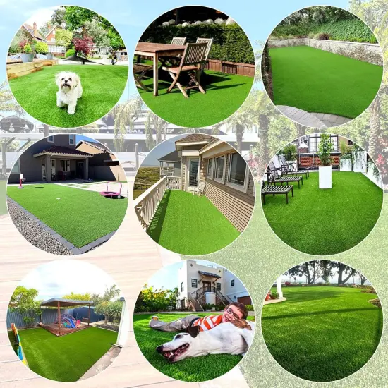 Premium Artificial Turf Mat Thick Grass with Drainage {6}
