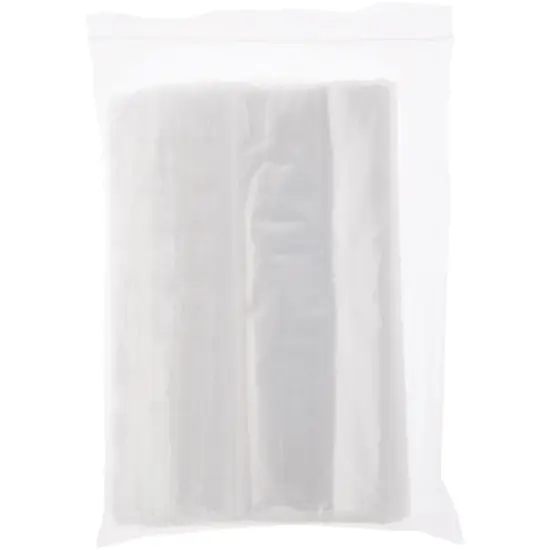 Plymor 10" x 10" (Pack of 100), 2 Mil White-Block Zipper Reclosable Plastic Bags {4}