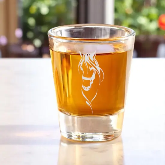 2oz My Horse Shot Glass {2}