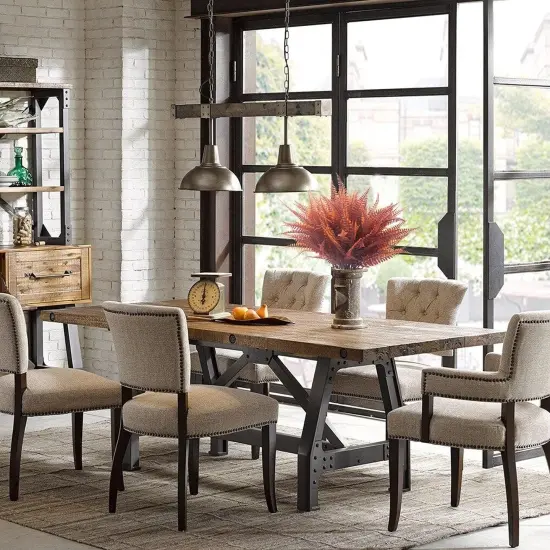 Artificial Plants, 12 Bundles of Spring Greenery Bushes Fake Boston Fern Greenery Outdoor UV Resistant Plastic Flowers (Fall Boston) {4}