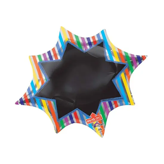Anagram&reg; 35 Inch Multi Stripe Burst Balloon {3}