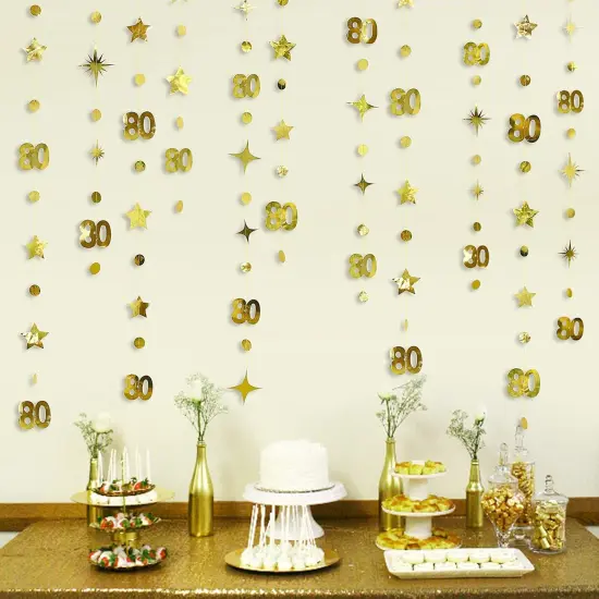 Birthday Party Decorations Number 80 {4}