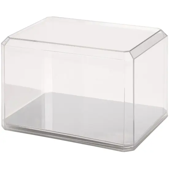Pioneer Plastics 865CD Clear Plastic Mini Helmet Display Cases (Mirrored), 8" W x 6" D x 5" H {1}