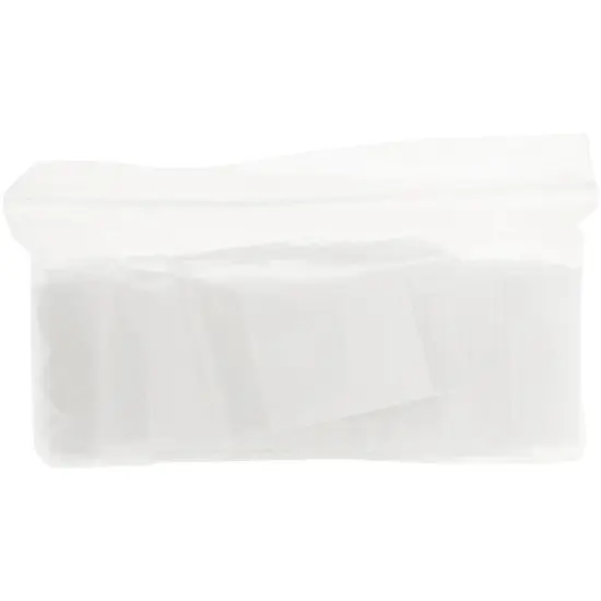 Plymor 1.5" x 2", 2 Mil with White-Block Zipper Reclosable Plastic Bags {4}