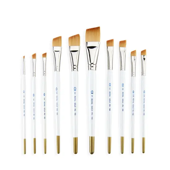 RSET-GTA | Royal Gold&trade; 10pc Angular Brush Set {2}