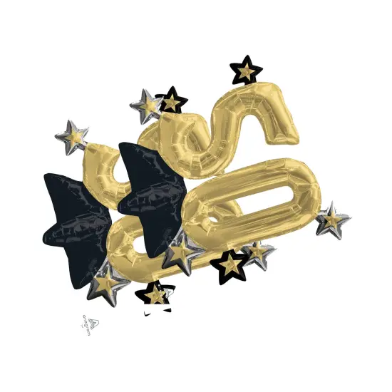 Celebrate 50 Upright Foil Balloon 21 Inch Air Fill Only {4}