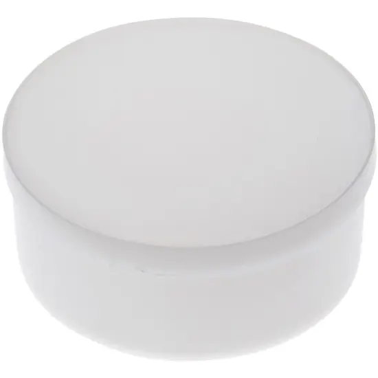 Pioneer Plastics 015CHIPS White Small Round Plastic Container, 3.3125" W x 1.3125" H {1}