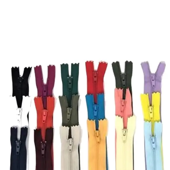 50 Pieces Zippers Closed Bottom 18 Inches Assorted Colors {2}