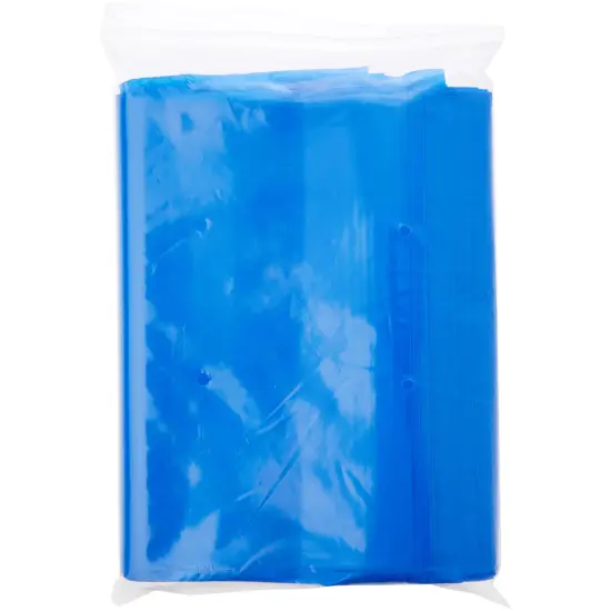 Plymor 8" x 10", Blue 2 Mil Zipper Reclosable Plastic Bags {5}