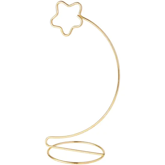 Bard's Star Gold-toned Ornament Stand, 8.25" H x 3.5" W x 3.5" D {1}