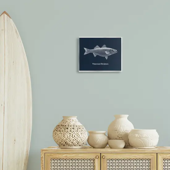Stupell Industries Vineyard Stripers Fish Wall Plaque Design by Phillipa Katz {2}
