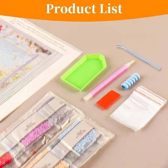 Forest Eagle Diamond Painting Kits for Adults, Animal DIY 5D Diamond Art Kits Full Drill Diamond Dots Paintings with Diamonds Gem Art and Crafts Home Decor 12x16inch {4}