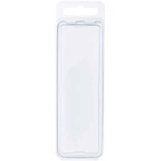 Collecting Warehouse Clear Plastic Clamshell Package / Storage Container, 4" H x 1.1875" W x 1.125" D {1}
