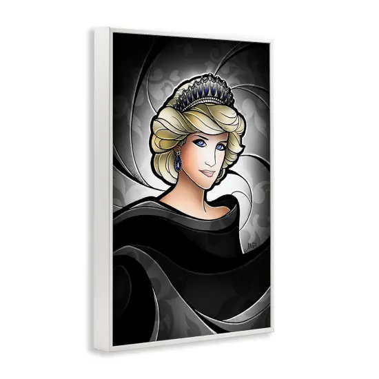 Stupell Industries Royal Peoples' Princess Framed Giclee Design by Mandie Manzano {3}