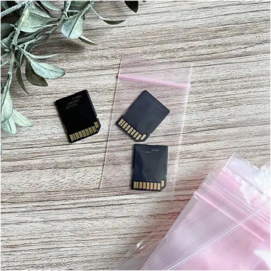 Plymor 2" x 3" (Pack of 100), 2 Mil Anti-Static Zipper Reclosable Plastic Bags {4}