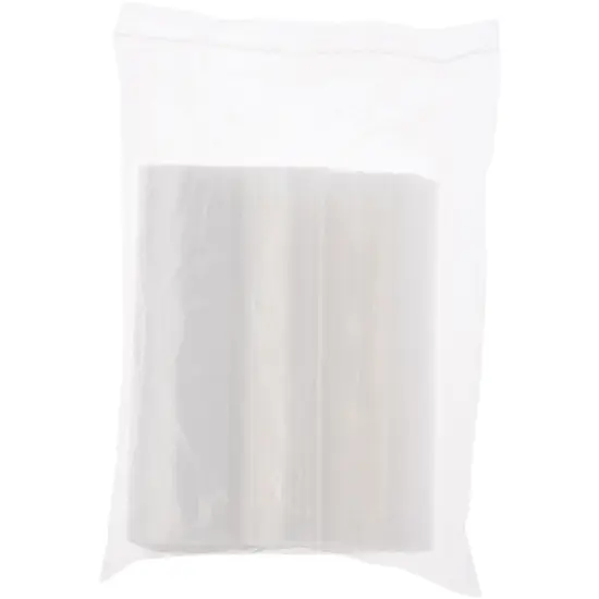 Plymor 8" x 8" (Pack of 100), 4 Mil Heavy Duty White-Block Zipper Reclosable Plastic Bags {4}