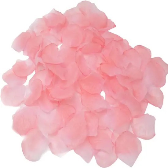 1000PCS Artificial Rose Petals Fake Silk Flower Petals Romantic Decorations Table Walkway Bed Arrangement for Wedding {2}