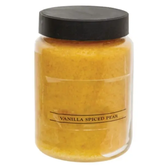 Vanilla Spiced Pear Jar Candle &ndash; Dual Wick, 120&ndash;140 Hour Burn, Warm Neutral Tan {1}
